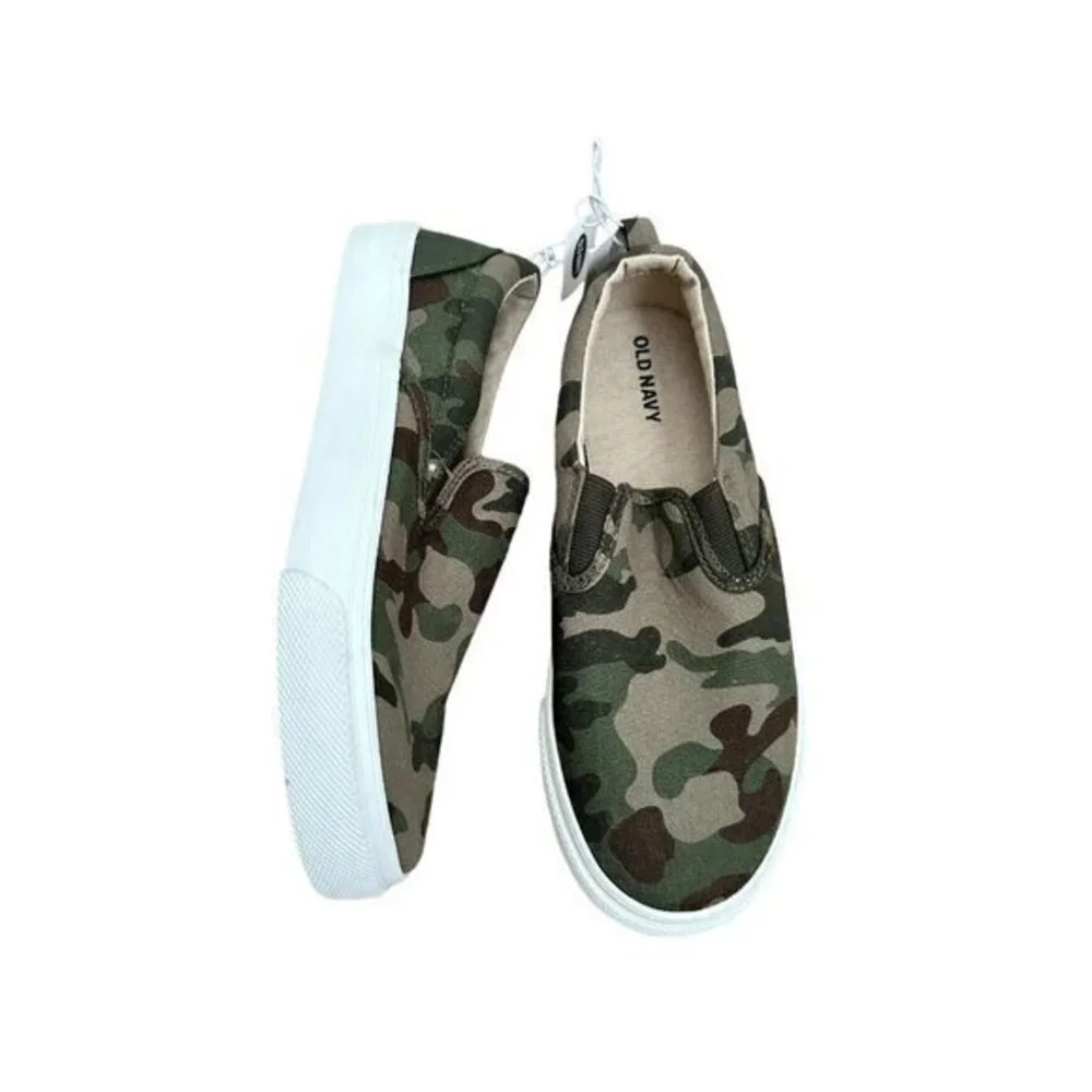 NEW Old Navy Camouflage Slip On Sneakers